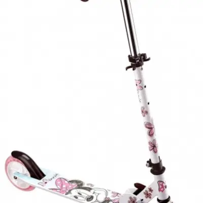Disney - Sparkcykel - Minnie Mouse Fotbroms Vit