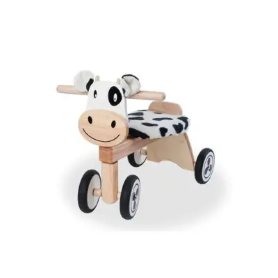 Engelhart - Springcykel Ko Vit/Svart