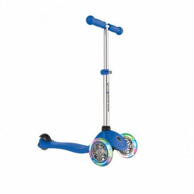 Globber - Sparkcykel - Primo Lights Junior Fotbroms Blå