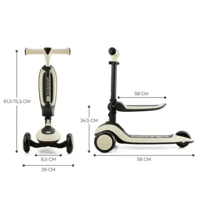 Kinderkraft Scooter - Halley - Stone White