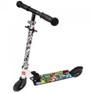 Marvel - Sparkcykel - Avengers Fotbroms Svart/Vit