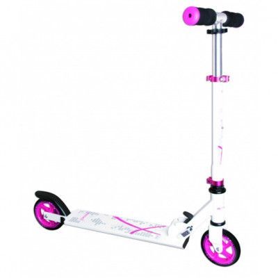 Muuwmi - Sparkcykel - Stuntstep Junior Fotbroms Rosa/Vit
