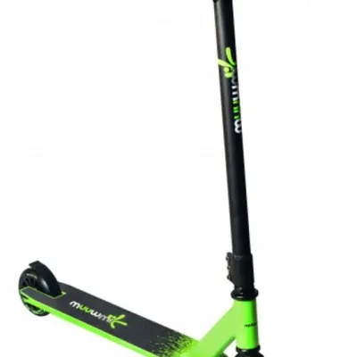 Muuwmi - Sparkcykel - Stuntstep Junior Svart/Grön