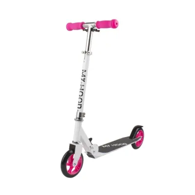 My Hood - Sparkcykel - 145 - Vit/Rosa