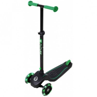 QPlay Qplay - Sparkcykel Future Foot Brakes Svart/Grön