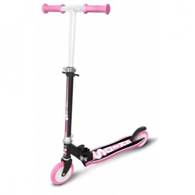 Skids Control - Sparkcykel - Vouwstep Junior Fotbroms Rosa/Svart
