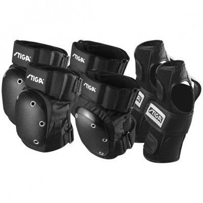 STIGA, Protection set, Pro 3 delar, svart storlek L