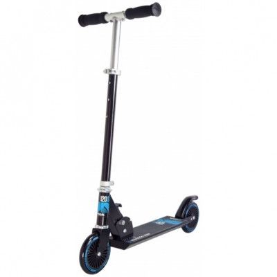 Stiga - Sparkcykel - Kickscooter Comet S-120 Step Junior Fotbroms Svart/Blå