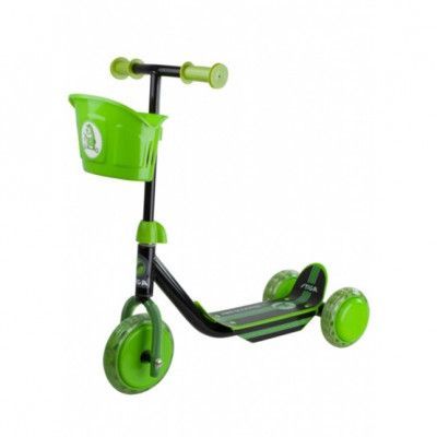 Stiga - Sparkcykel - Mini Kid Step Junior Grön/Svart