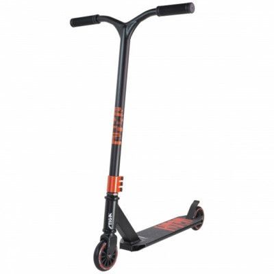 Stiga - Sparkcykel - Step Hood Junior Fotbroms Svart/Orange