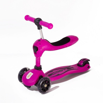 Twix scooter med sits (Rosa)