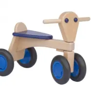 Van Dijk Toys - Sparkcykel - Houten Loopfiets Junior Blå