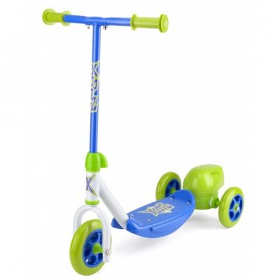 Xootz - Sparkcykel - 3-Wiel Bubble Scooter Fotbroms Grön/Blå