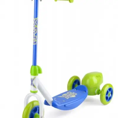 Xootz - Sparkcykel - 3-Wiel Bubble Scooter Fotbroms Grön/Blå