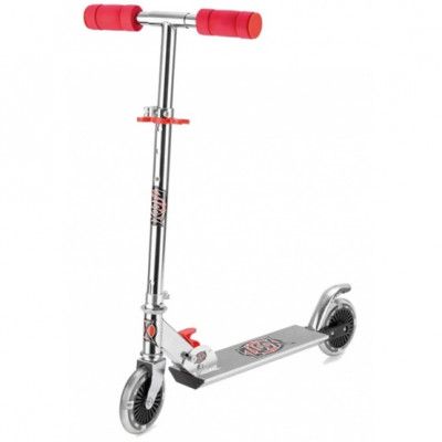 Xootz - Sparkcykel - Step Led Wielen Junior Fotbroms Silver