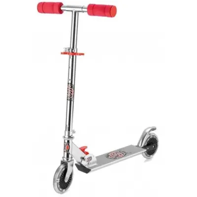 Xootz - Sparkcykel - Step Led Wielen Junior Fotbroms Silver