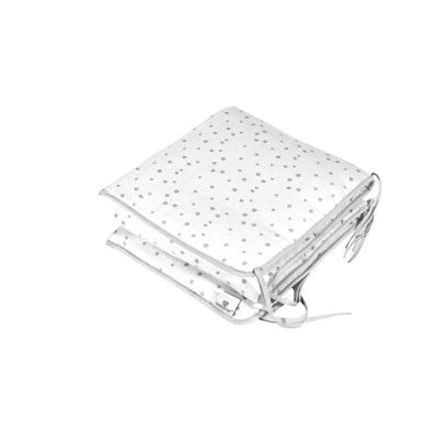 Baby Dan BabyDan, Spjälskydd Satin Dots Grey