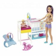 Barbie - Play Set Babysitter Skipper childrens Room 10 Delar
