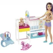Barbie - Play Set Babysitter Skipper childrens Room 10 Delar