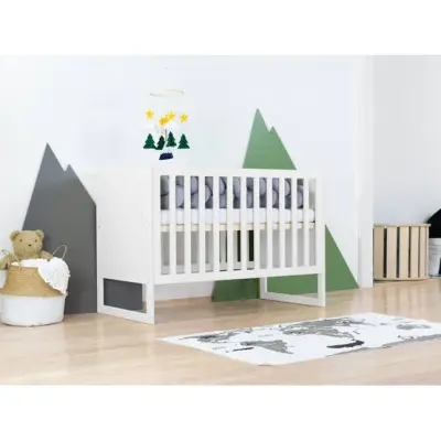 Benlemi - Spjälsäng - Chruppy - Grey/Oiled