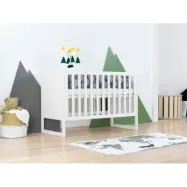 Benlemi - Spjälsäng - Chruppy - Oiled/White