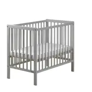 East Coast - Spjälsäng Med Madras Carolina Grå