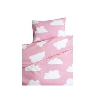Färg&Form Färg&Form, Moln Bäddset till Spjälsäng Rosa