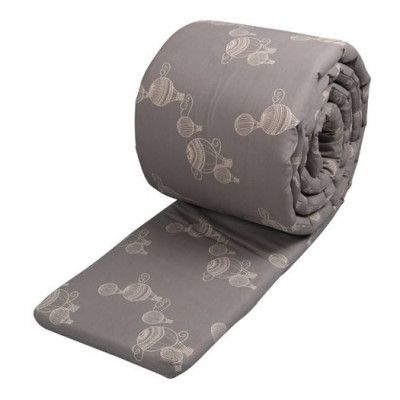 Filibabba spjälskydd spjälsäng EKO, airballoon grå