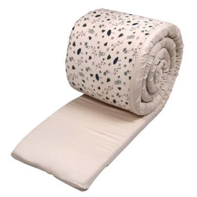 Filibabba spjälskydd spjälsäng EKO, forest floor blå