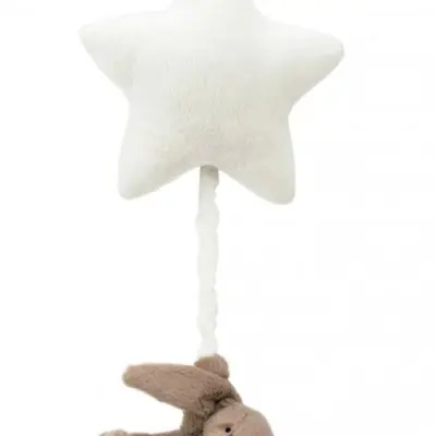 Jellycat - Bashful Beige Bunny Star Musical