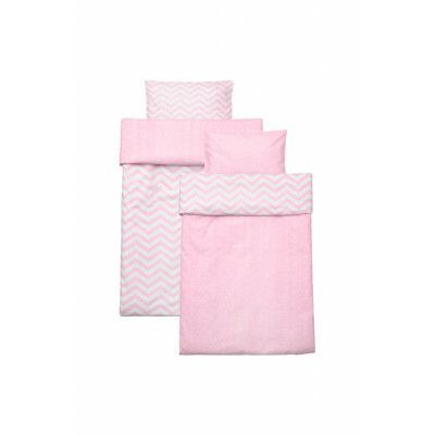 Kids Concept, Bäddset Spjälsäng Rosa