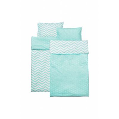 Kids Concept, Barnkammarboken Bäddset Spjälsäng Mint