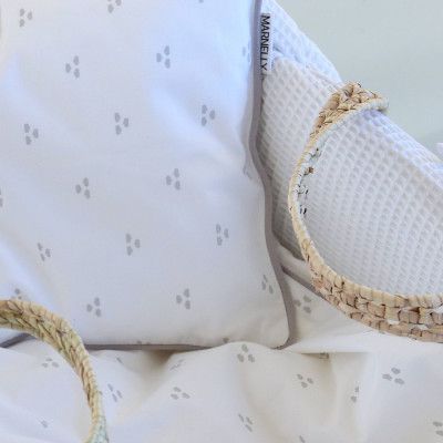 Marnelly Bäddset Spjälsäng (Prickar)