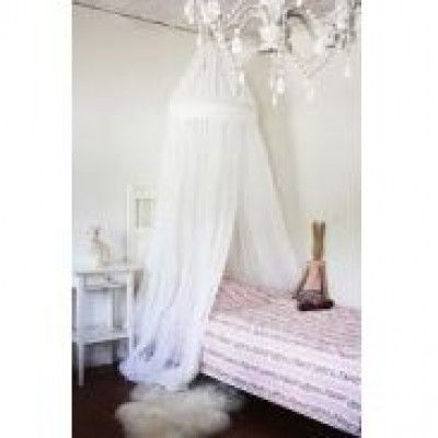 Miguelito Sänghimmel och myggnät i ett (Vit)