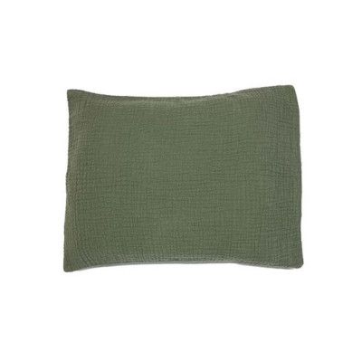 Mini Dreams örngott spjälsäng, little wave dark green