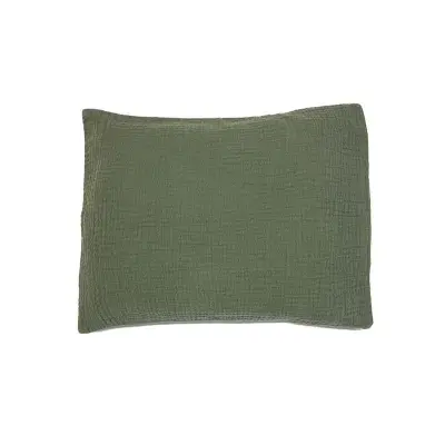 Mini Dreams örngott spjälsäng, little wave dark green