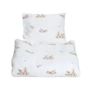 Mini Dreams påslakanset spjälsäng, bunny vit