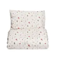 Mini Dreams påslakanset spjälsäng, lilla snigel sand