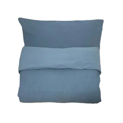 Mini Dreams påslakanset spjälsäng, little wave blå