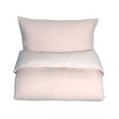 Mini Dreams påslakanset spjälsäng, little wave light pink