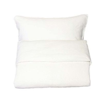 Mini Dreams påslakanset spjälsäng, little wave vit