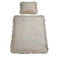 Mini Dreams påslakanset spjälsäng, vintage volang khaki