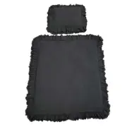 Mini Dreams påslakanset spjälsäng, vintage volang steel grey