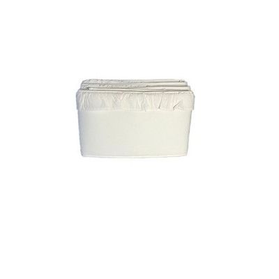 Mini Dreams spjälskydd med volang till spjälsäng, vit