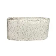 Mini Dreams spjälskydd till spjälsäng, blomstersäng sand