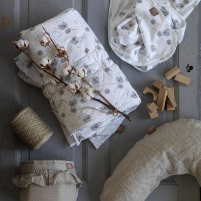 NG Baby Dandelion Påslakanset Spjälsäng (Guld)