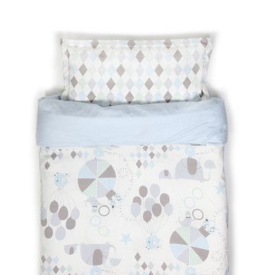 NG Baby, Påslakan spjälsäng Circus Blå