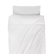 NG Baby påslakanset spjälsäng, vit spets, Vit spets