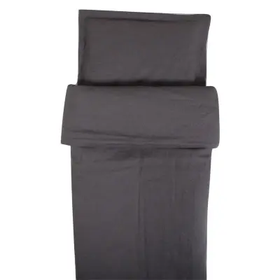 NG Baby påslakanset MOOD graphite grey, spjälsäng