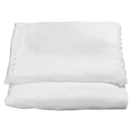 NG Baby påslakanset MOOD spets, vit spjälsäng